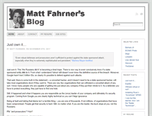 Tablet Screenshot of mattfahrner.com